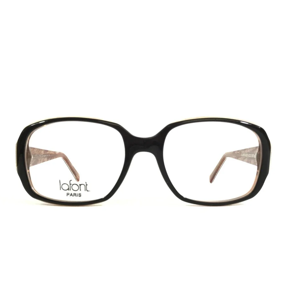 Jean Lafont Eyeglasses Frames EXLIBRIS 537 Black Brown Square Full Rim 52-18-137